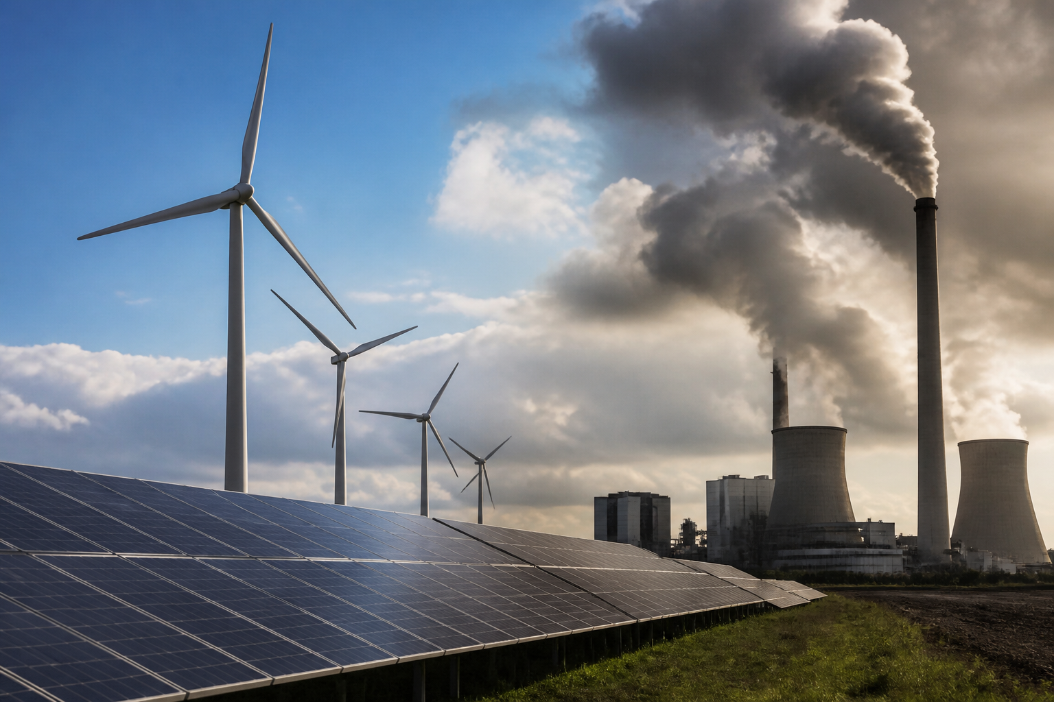 Renewable Energy Overtakes Coal in Global Power Mix