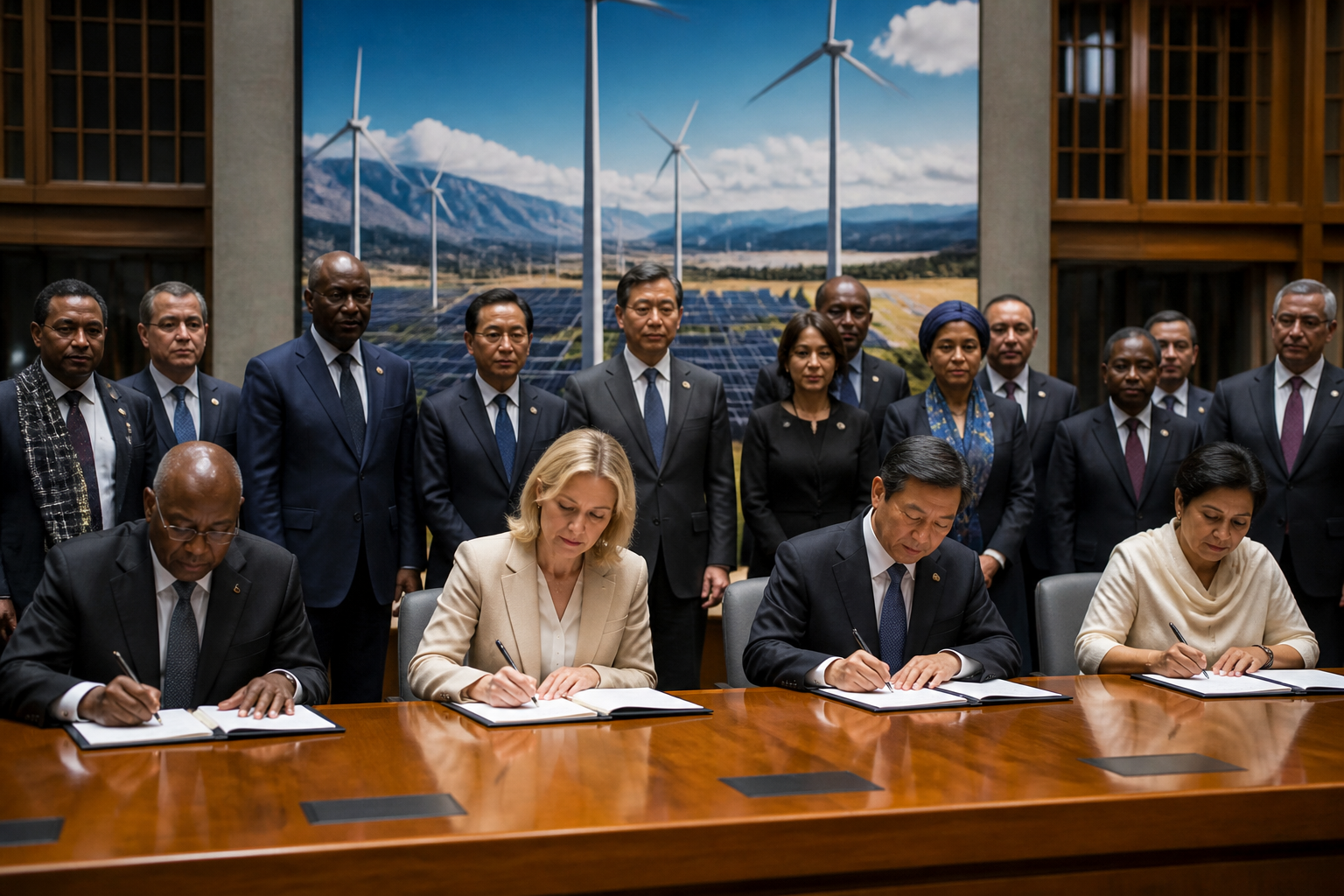 Nations pledge record funding to accelerate the clean energy transition